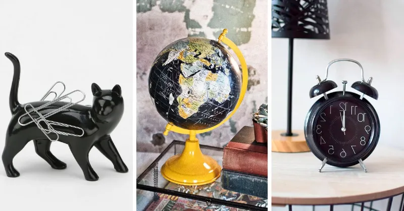 Añade un toque de negro a tu hogar con estos accesorios